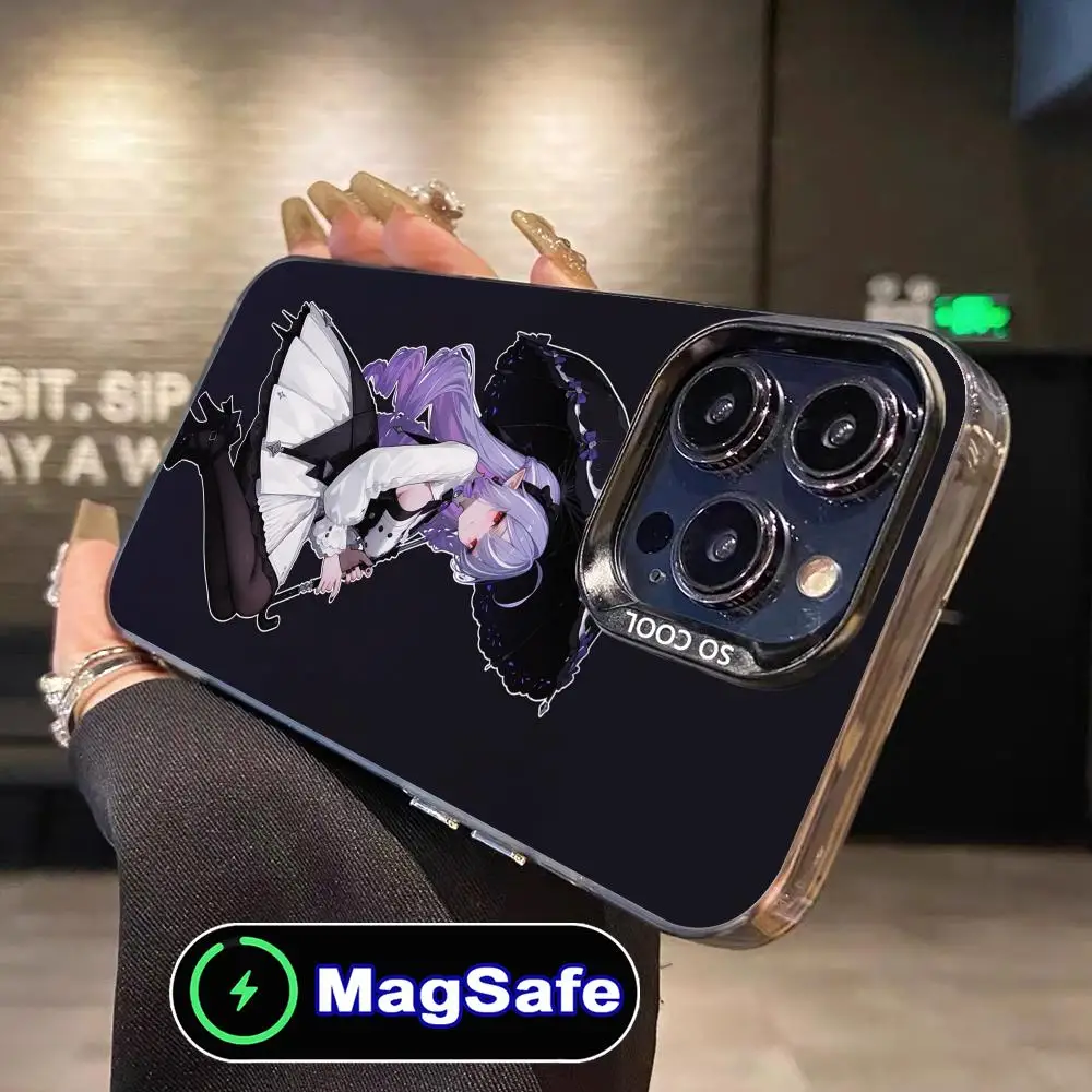 

Чехол для телефона Zenless Zone Zero Vivian для iPhone 17 16 15 14 13 12 11 Air Pro Max Plus MagSafe, полупрозрачный, цветной, люксовый
