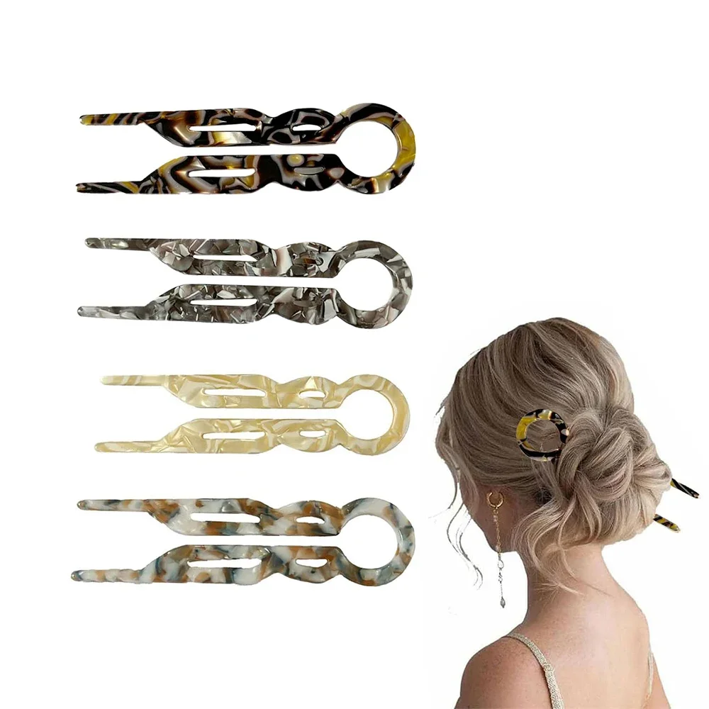 النساء الفرنسية خلات على شكل حرف U مشبك شعر العصي الشعر شوكة الشعر دبابيس الشعر النساء اللحم الحلو الفتيات إكسسوارات الشعر عقال