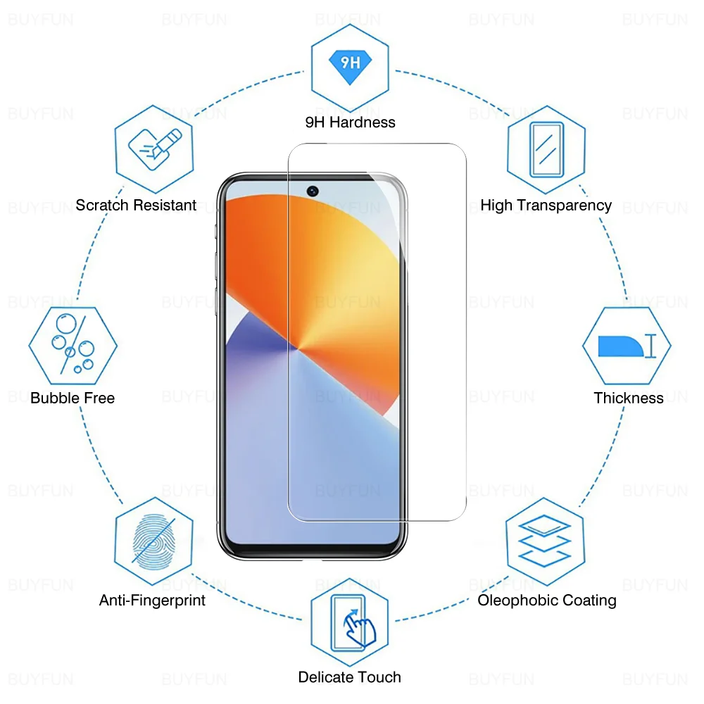 6 cali 1 osłona ekranu aparatu do szkła ochronnego Infinix Note 30 Pro 30i 4G hartowany Film szkła Note30 5G InfinixNote30 I 30Pro