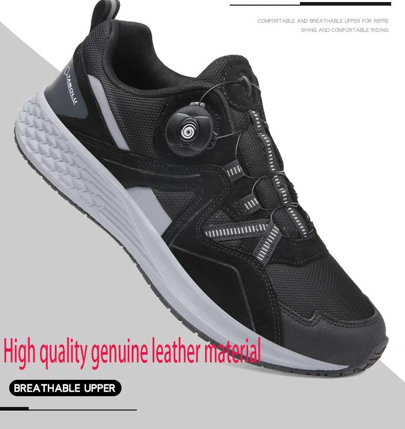 

Обувь для велоспорта для мужчин и женщин, многофункциональная обувь из высококачественной натуральной кожи для езды на горном велосипеде