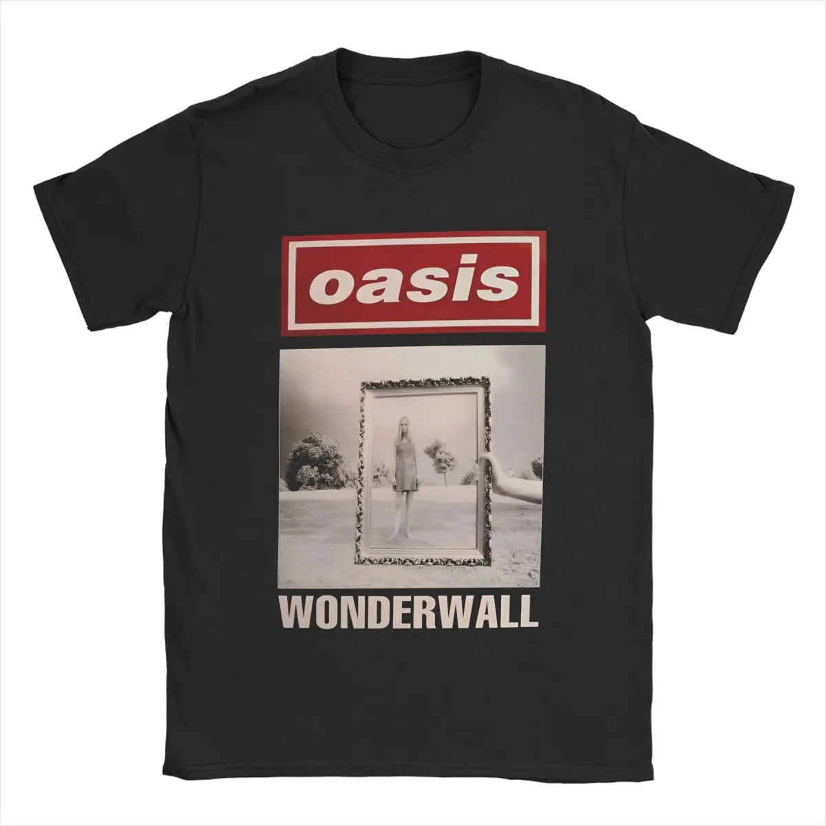 O-Oasis Rock Band T-Shirt for Women Men Cotton T Shirt Classic Y2K Short Sleeve Tee Shirt Summer Fashion Clothing Gift for Fans