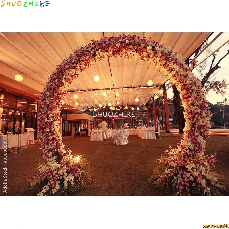 SHUOZHIKE-قطرات خلفية مصنوعة من الأقمشة الفنية للتصوير الفوتوغرافي للزفاف ، جدار زهرة ، خلفية رقص الغابات ، مستلزمات الاستوديو ، أو