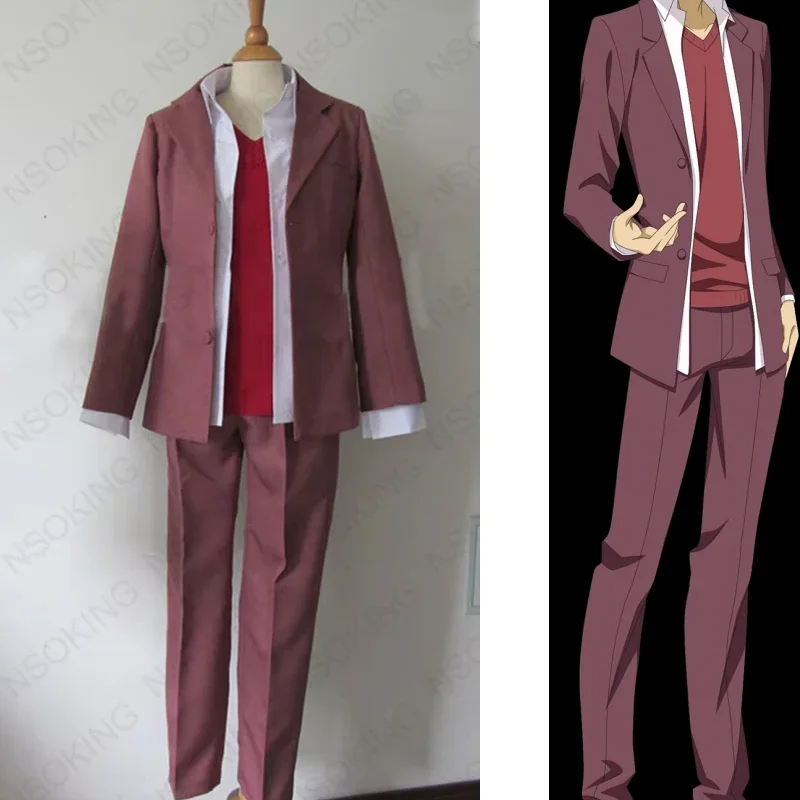 

FC6ANIME Toaru Majutsu Kakine Teitoku Cosplay Costume New year Custom Made@FC8！
