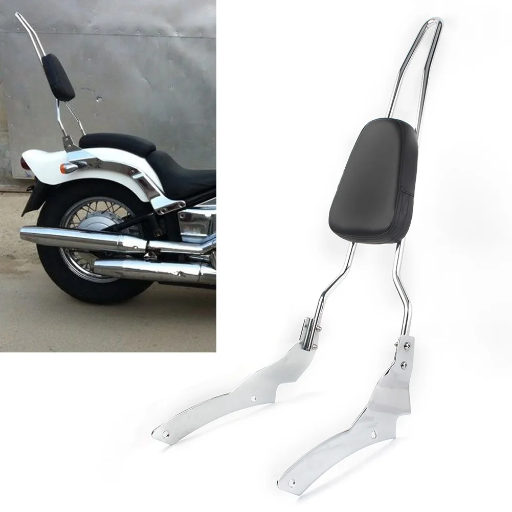 Chrome Motorcycle Backrest Sissy Bar For Yamaha V Star DS 400 650 XVS650 Custom drag star 1996-2011 CNC Aluminum