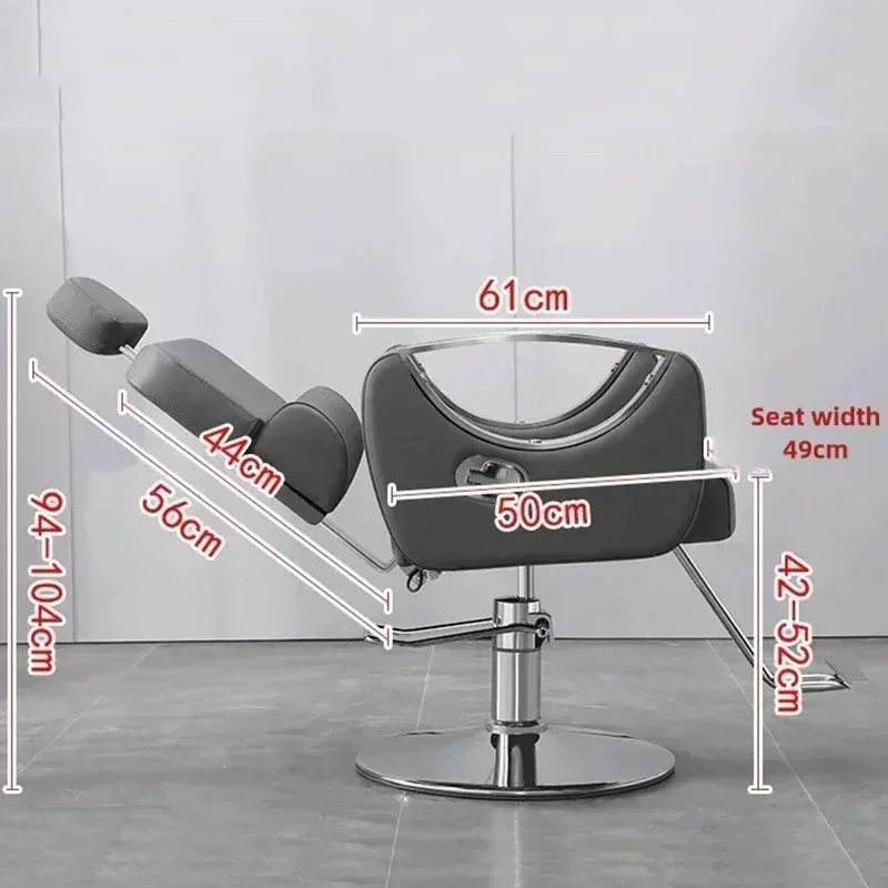 كراسي الحلاق المهنية الحلاق الفاخرة حصيرة كرسي المتداول تصفيف الشعر كرسي مريح صالون الشعر سيلا صالون الأثاث