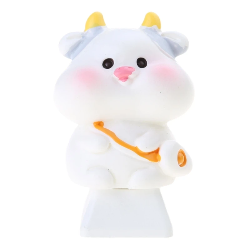 중국어 조디악 테마 기계식 키보드 장식 키캡 ABS 수지 3D 동물 키캡 1PC