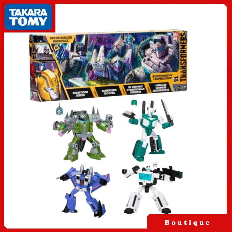 

In Stock Transformers Toys Legacy Evolution BuzzworthyBumblebee Troop Builder Multipack Action Figures Gifts Hobbies Collectible