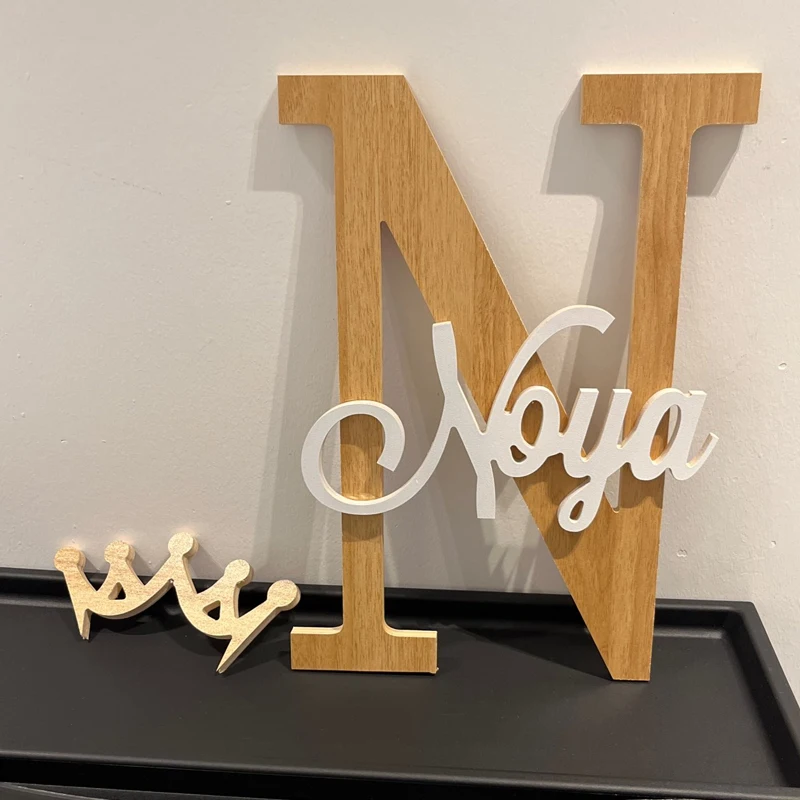 Custom Wooden Name Sign  Baby Shower Gift Nursery Decor Name Wall Decor Sign