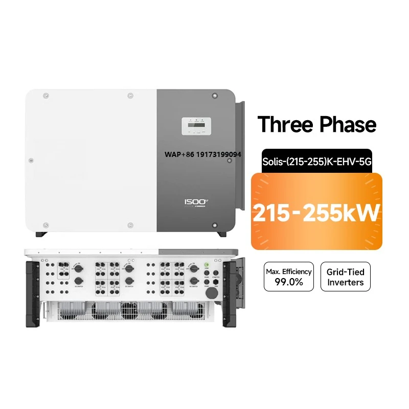 Solis Three Phase Grid-Tied Inverters 215KW 250KW 255KW on Grid Solar Inverter