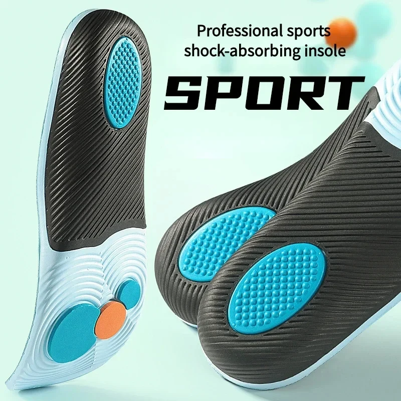 Semelles intérieures de chaussures de course à pied, inserts amortissants, soutien de la voûte plantaire, coussinets orthopédiques pour la fasciite plantaire, soulagement de la douleur au pied