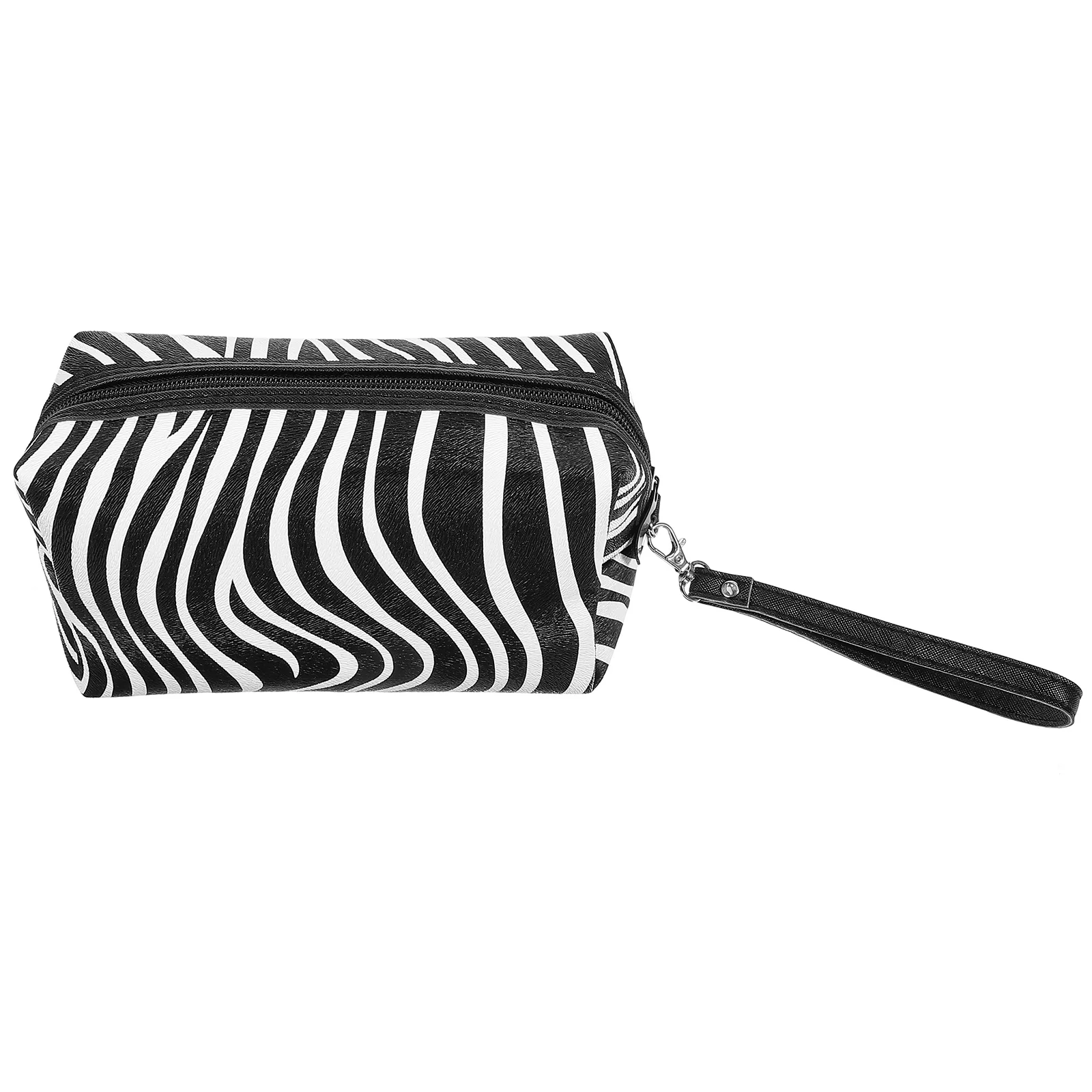 

Zebra Pattern Large Capacity Travel Makeup Bag PU Easy Storage Organizer Pouch Women Wash Bag toiletry bag