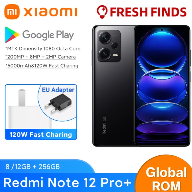 Xiaomi Redmi Note 12 Pro + Plus MTK Dimensity 1080 5G 200MP Triple Camera  5000mAh Battery 120W Fast Charge 12 Pro+