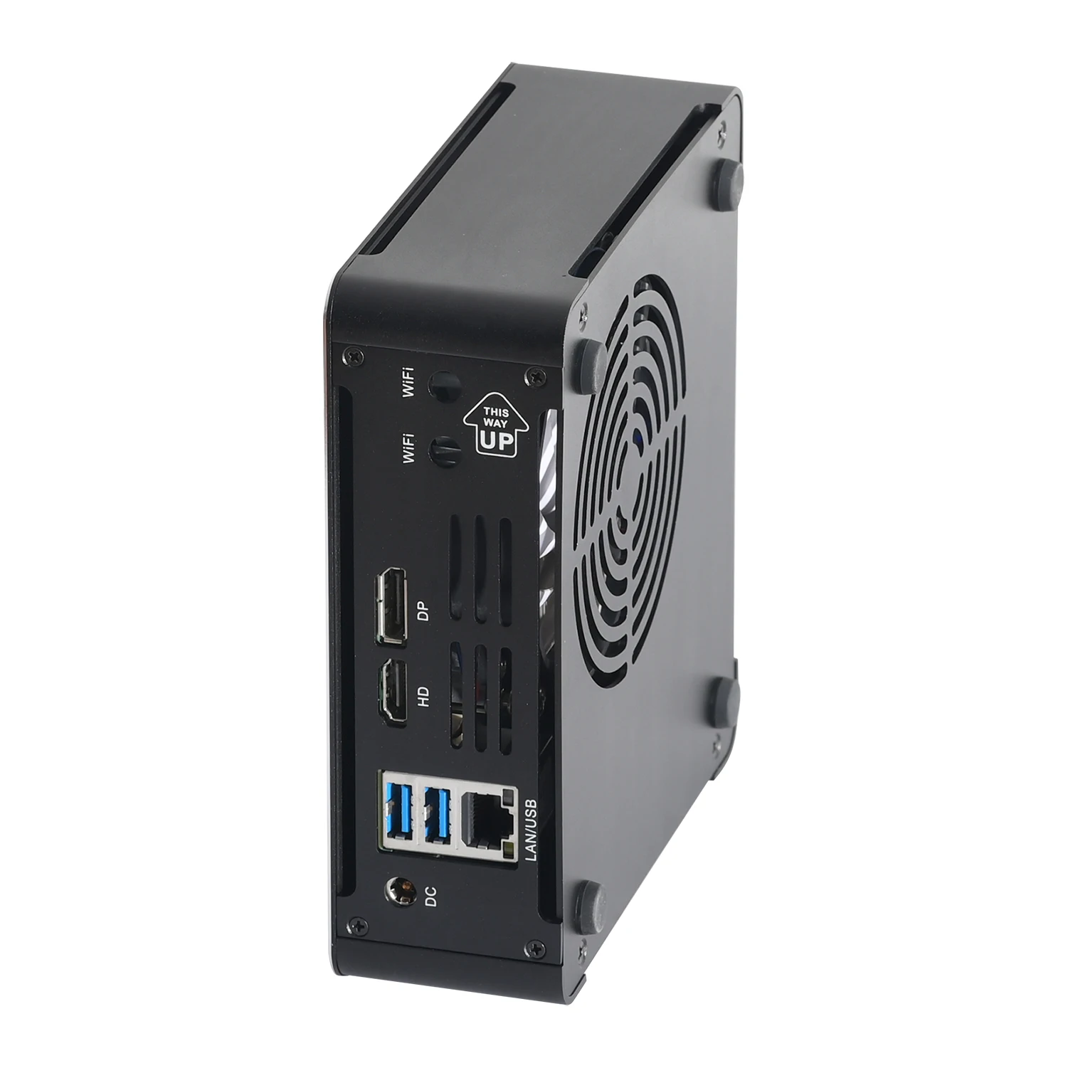 HUNSN 4K Mini PC, Desktop Computer, Server, 12 Cores I5 1340P / I7 1360P, BM21b, DP1.4a, HDMI2.1, 6 x USB3.0,Full Feature Type-C