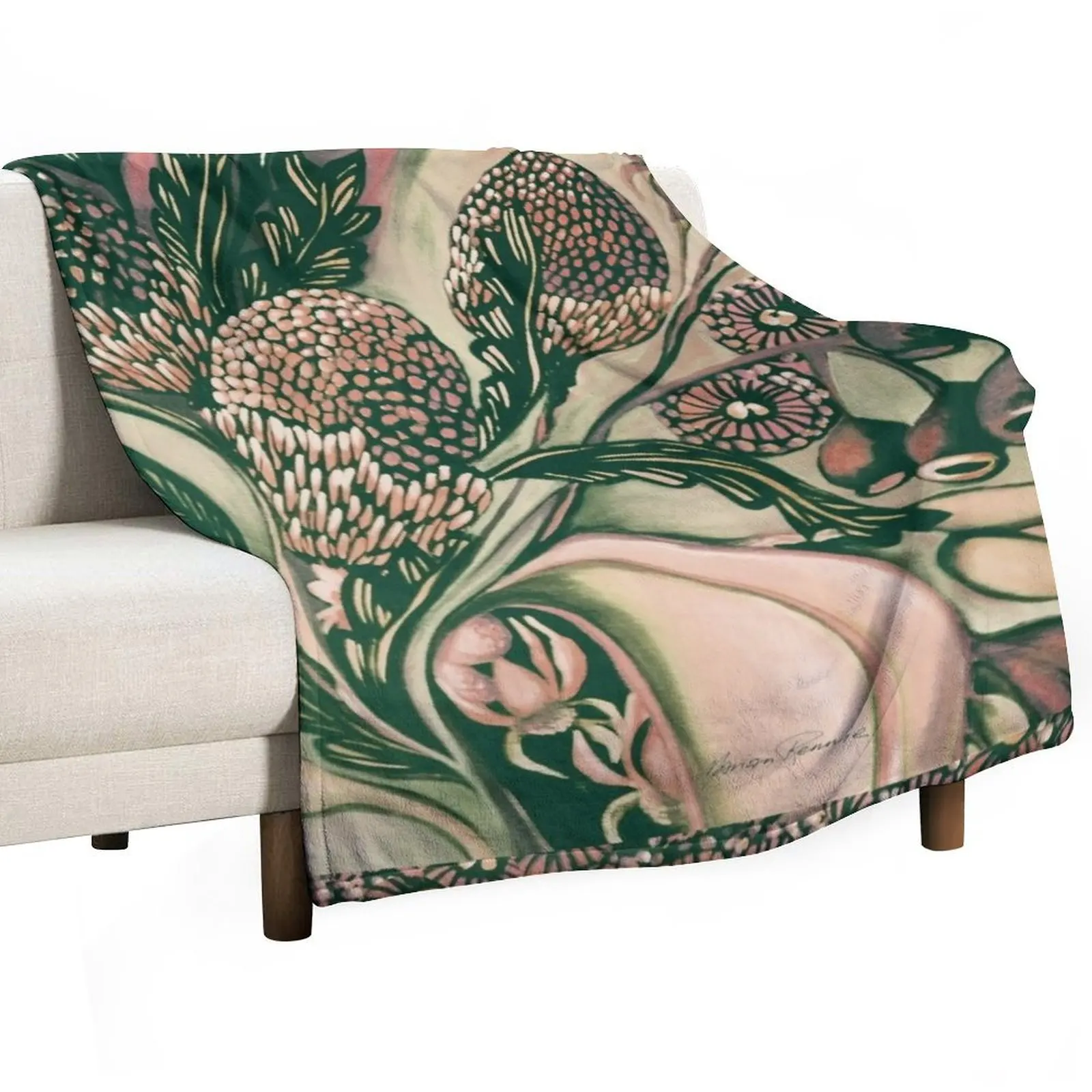 

Hannah's Room Throw Blanket funny gift Bed anime Softest Blankets