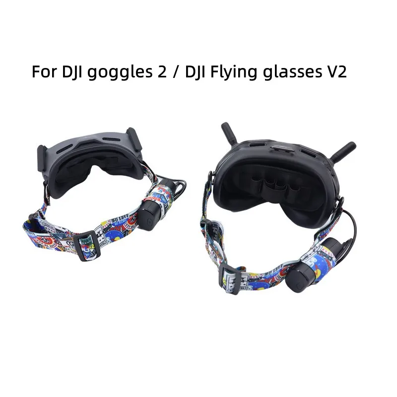 Occhiali cinturino per la testa fascia per capelli cinghie elastiche per occhiali Dji 2 /FPV occhiali V2 per Dji Avata Dji FPV accessori per droni