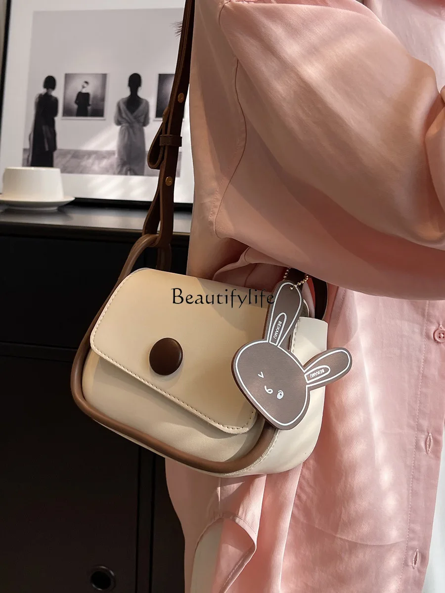 Versatile Fashion High Sense Niche Messenger Bag Shoulder Small Square Bag