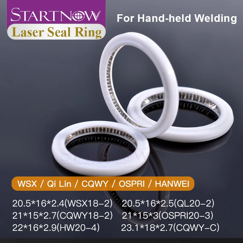 

Startnow Sealing Ringer For QiLin WSX HANWEI CQWY Cutting Machine 18x2 20x3 Protective Lens Laser Welding Seal Ring