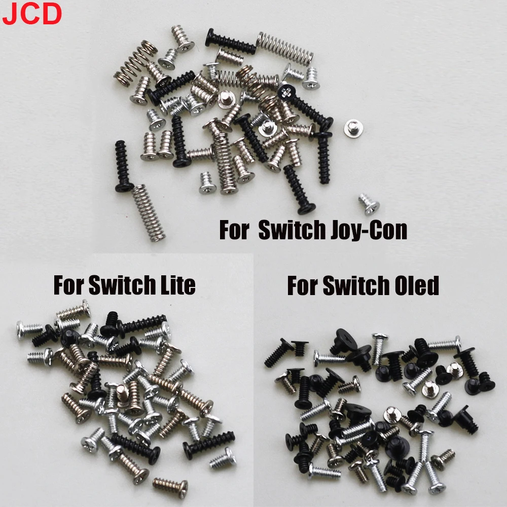 

JCD 1Set Console Housing Screw For Switch Joy-Con NS Lite Oled Pro Full Set Screw Mount Replacement Kit