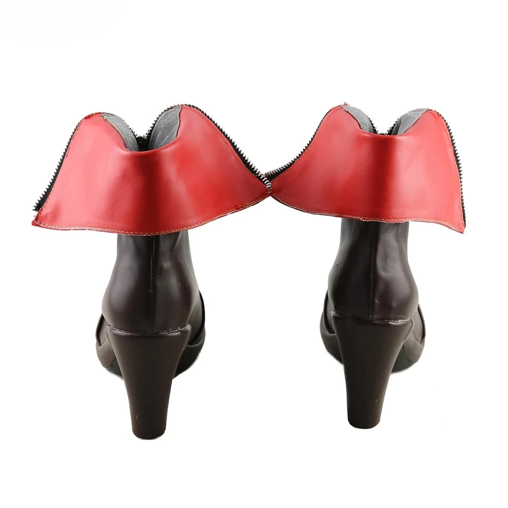 Vtuber hololive houshou marinho feito sob encomenda sapatos cosplay botas acessórios de festa de halloween personalização