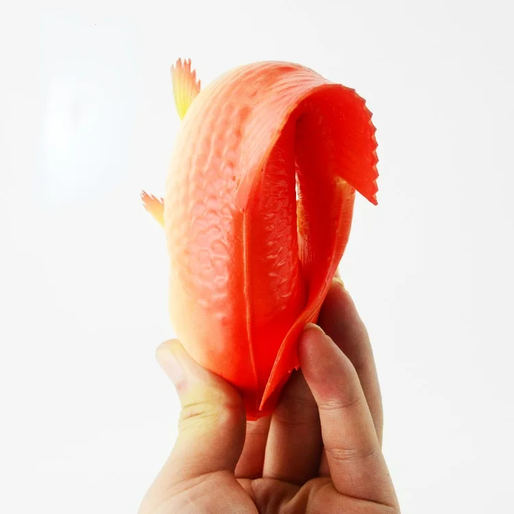 1pc Simulation fish model fake red carp crucian carp Chinese sturgeon toy aquarium hotel seafood decoration photography props