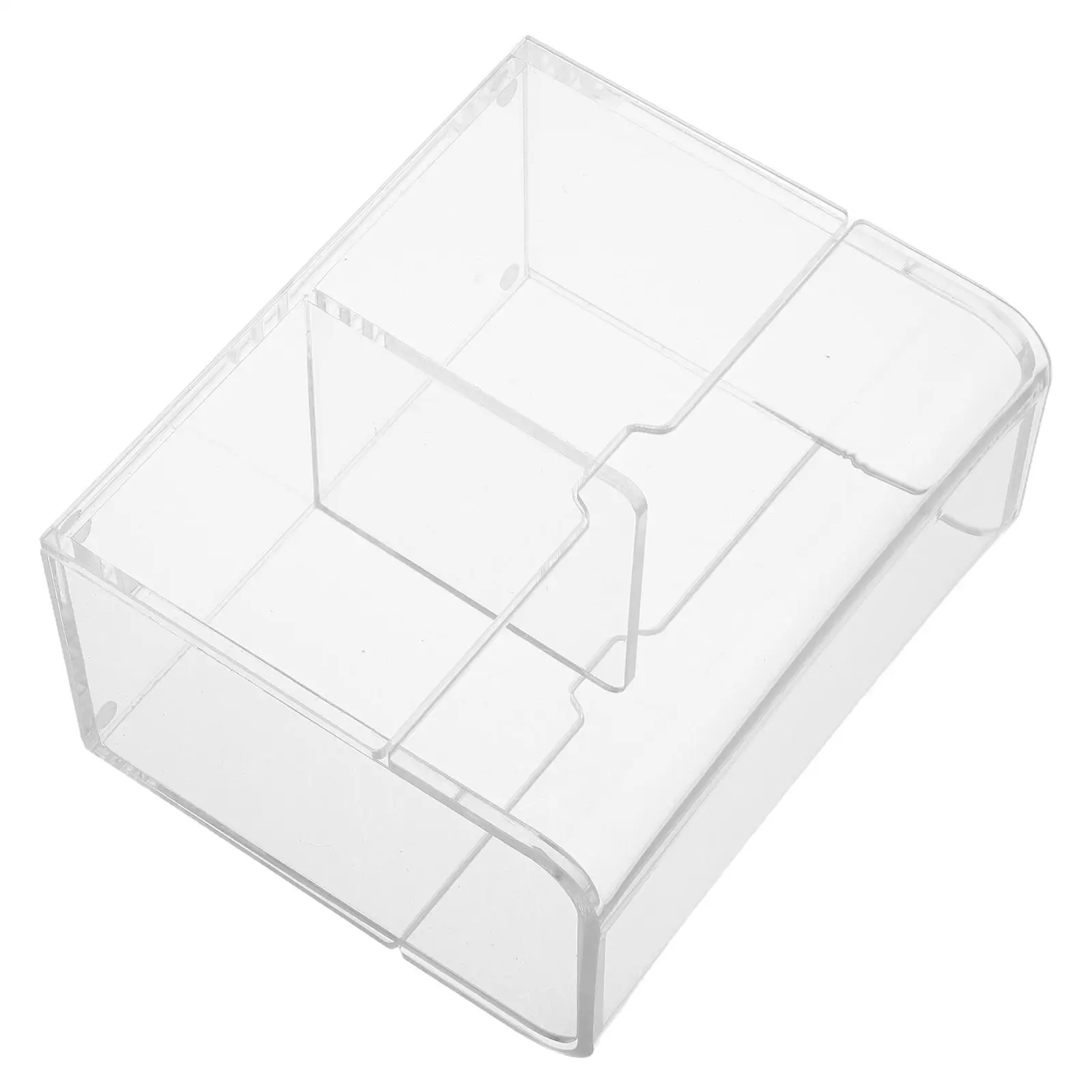 

1Pcs Story Card Storage Box Clear Acrylic Case Large Capacity Child Learning Desk ganizer Plastic Collection Container High