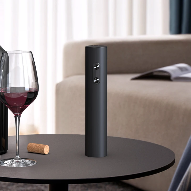 Creative Dry battery Electric Wine Bottle Opener With Stylish and Minimalist Circular Buttons, Compact and Exquisite. ﻿