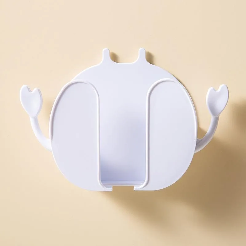 صندوق تخزين بجهاز تحكم عن بعد ، مثبت على الحائط ، هاتف محمول بجانب السرير ، حامل شحن ، رف معجون حائط ، غرفة معيشة #4