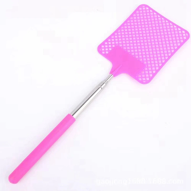 5-Section Stainless Steel Telescopic Fly Swatter To Mosquitoes, Flies And Insects