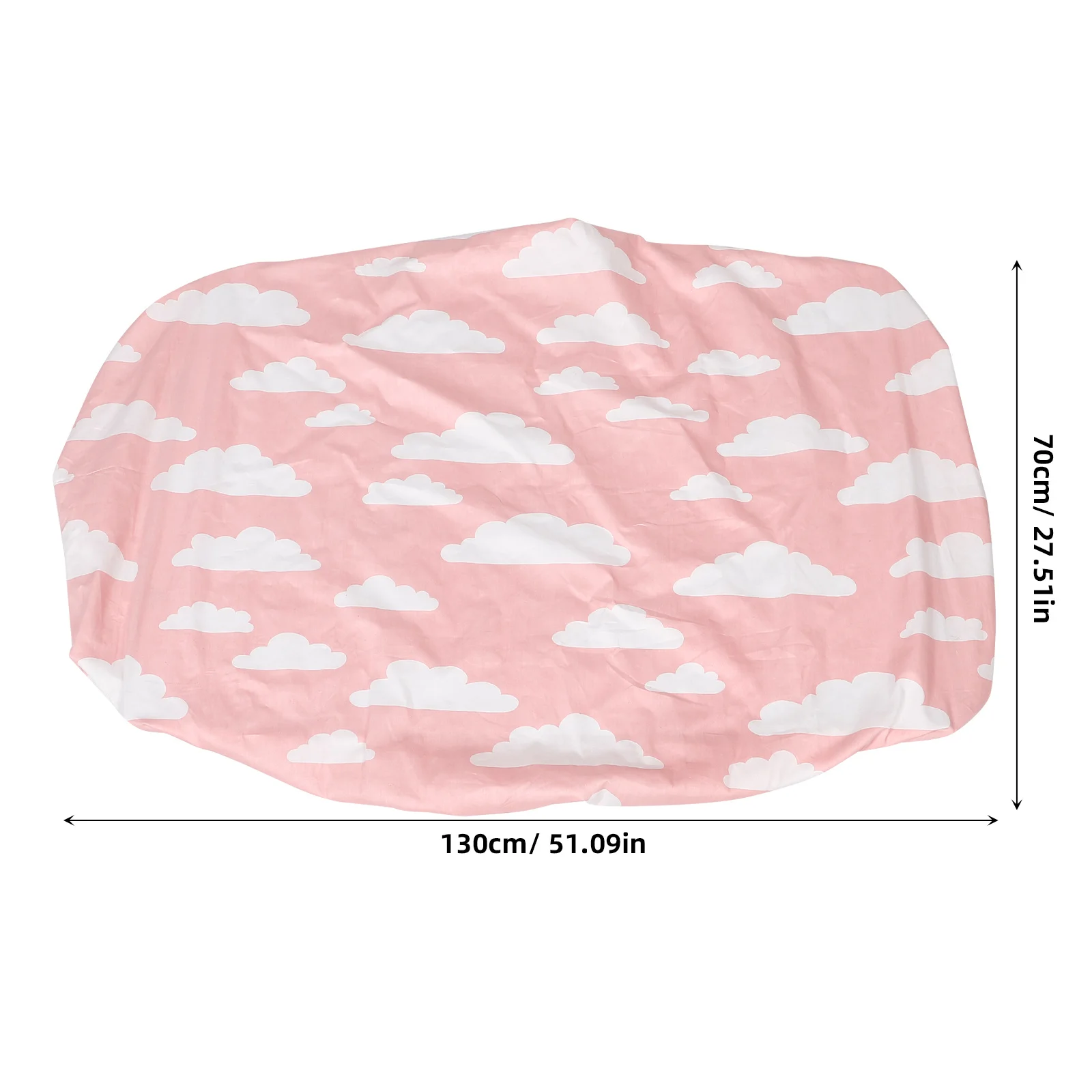 ملاءة سرير قطنية ناعمة قابلة للتنفس، تصميم لطيف مطبوع لا يسبب الحساسية لسرير الأطفال الرضع القابل لإعادة الاستخدام #2