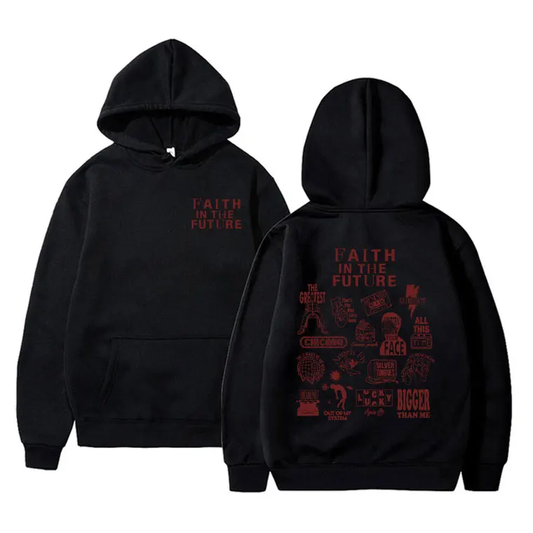 

Best Famous Faith in The Future Concert Print Hoodie Men Women Fashion Streetwear Male Hip Hop Casual Oversized Pullover Hoodies