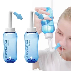 300ml Nasal Irrigator Waterpulse nasal wash cleaner Rinse bottle Adults nose Neti Pot Avoid Allergic Rhinitis Sinusitis