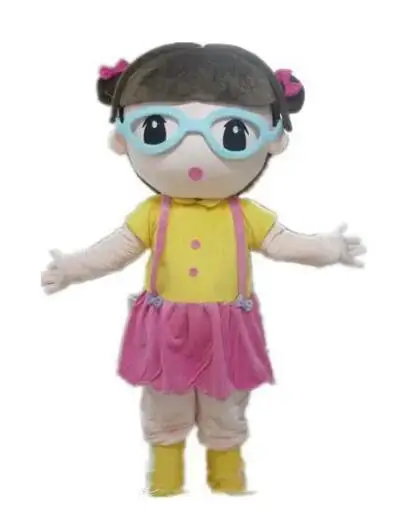 New Adult Halloween Christmas Halloween Girl Mascotte Fancy Cartoon Mascot Costume Plush Fancy Dress Mascot Costume