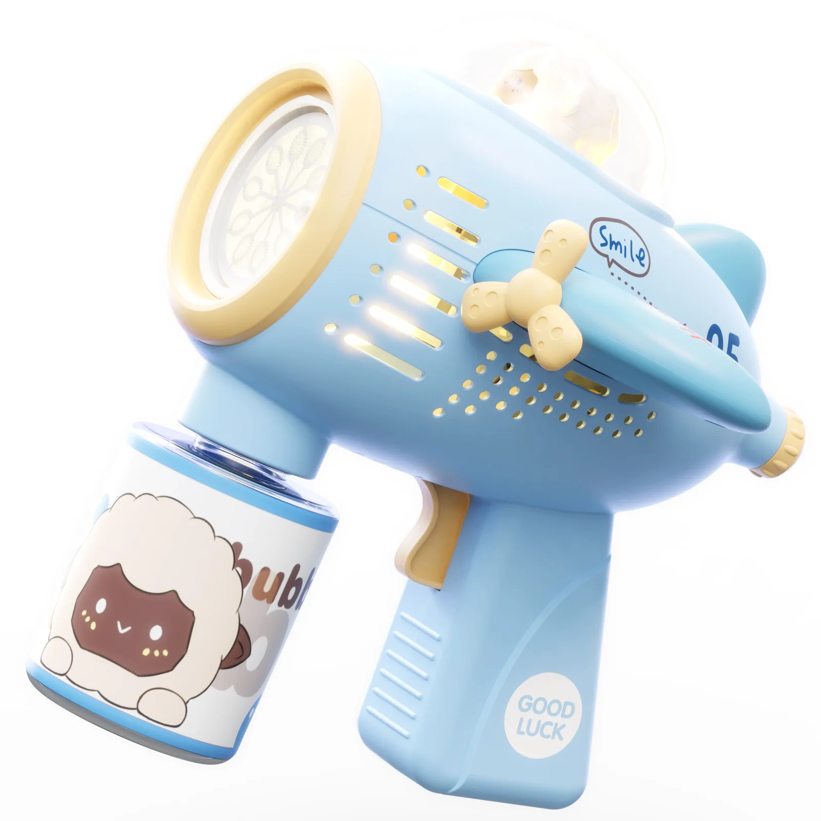 آلة بندقية فقاعات كهربائية أوتوماتيكية بالكامل للأطفال ، أغنام الطائرات ، الشاطئ الصيفي ، ألعاب خارجية للأولاد ، هدية اللعبة