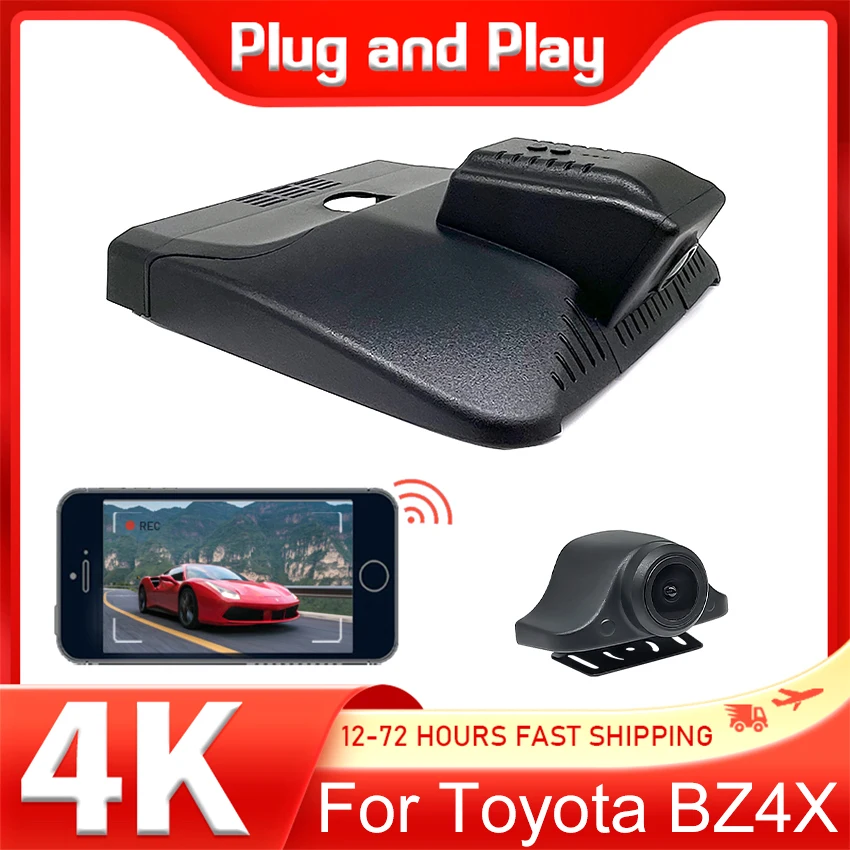 camera-de-tableau-de-bord-4k-avant-et-arriere-pour-toyota-bz4x-2020-2025-enregistreur-de-conduite-dashcam-wifi-accessoires-d'enregistrement-dvr-pour-voiture