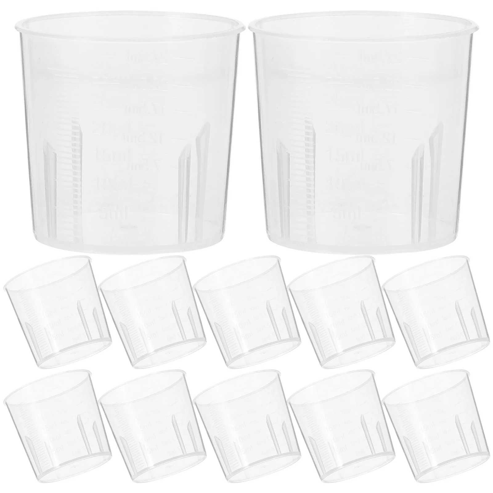 

100pcs Transparent Measuring Cups For Resin Art Diy Mixing Tools Epoxy Craft Supply Handicrafts Making Tool Kit