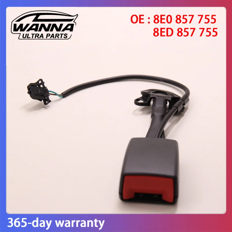 

8ED857755 8E0857755 Car Safety Buckle Lock Plug Connector Seat Belt Socket for Audi A4 B6 B7 2003-2008 8ED 857 755 8E0 857 755