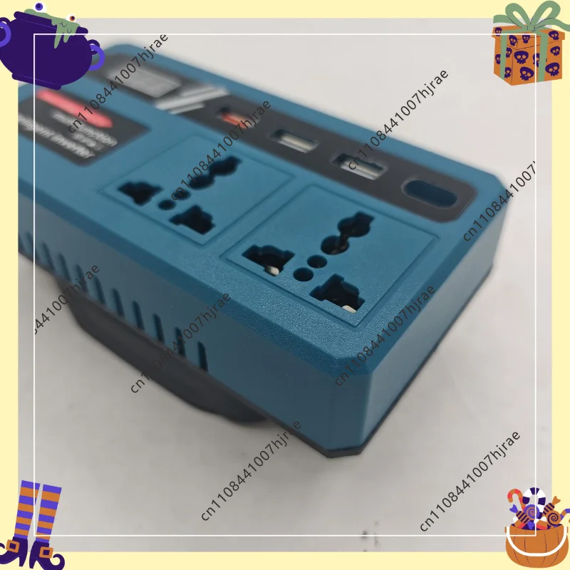 Cross-border lithium battery intelligent inverter 18-21V charging power supply AC220V/type-c and dual USB interface 5V