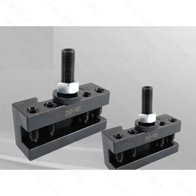 250-101 2PCS Quick Changing Tool Post High Carbon Steel Durable CNC Turning Lathe Tool Holder Boring Milling Cutter Shelf