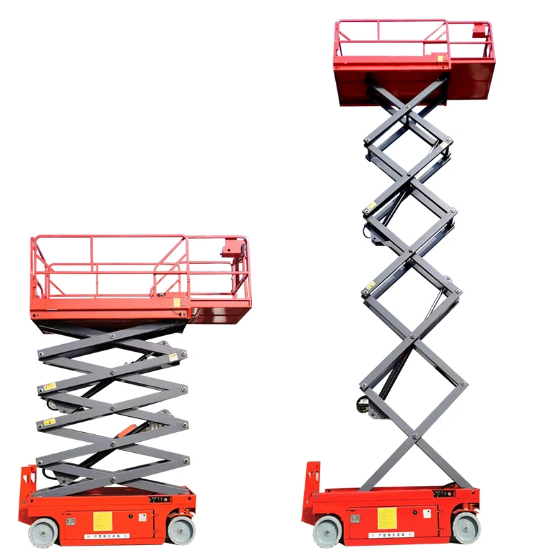 13 to 59ft Full Rise Low Profile Car Lift Scissor Lift Table Hydraulic Automotive Lifting Platform Equipment 4 to 18m