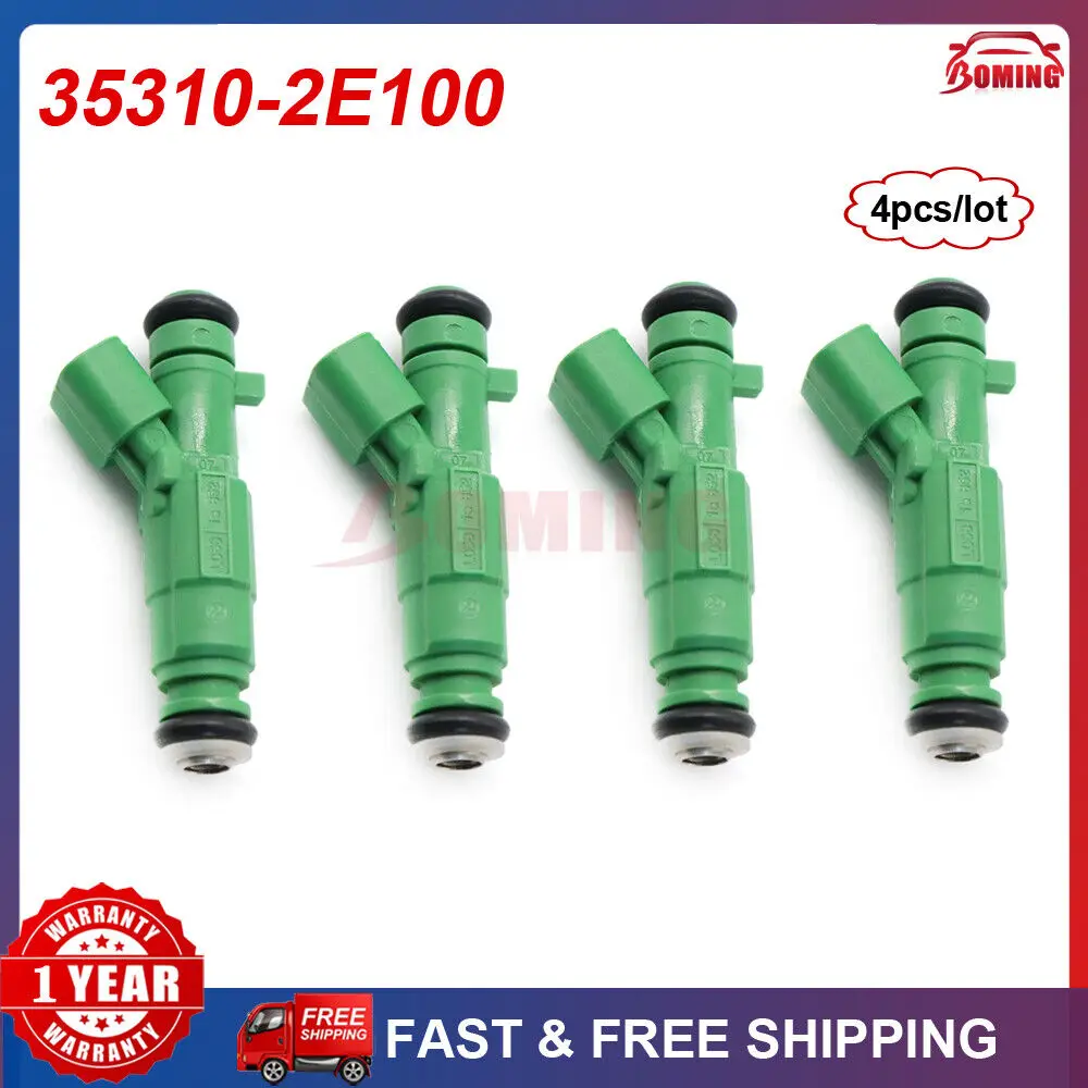 

4pcs/lot 35310-2E100 Car New Fuel Injector Nozzle Fits For HYUNDAI ELANTRA 1.8L L4 2011-2014 353102E100 35310 2E100