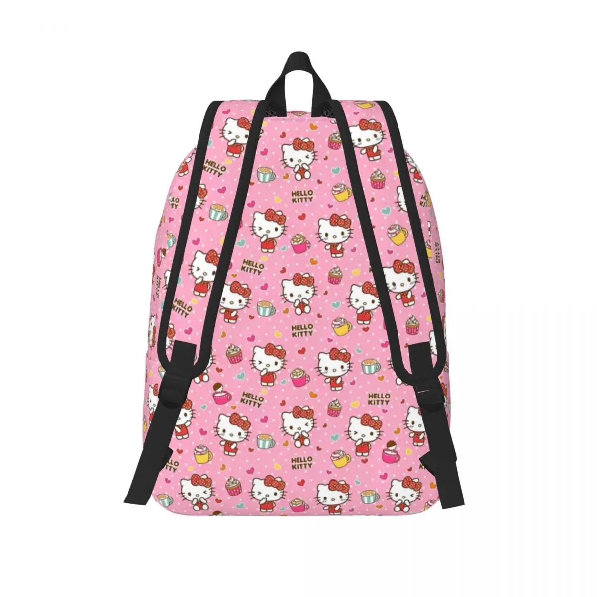Mochila escolar bonita de Hello Kitty para niños, mochilas de viaje, mochilas escolares suaves de diseñador para niñas, mochila divertida
