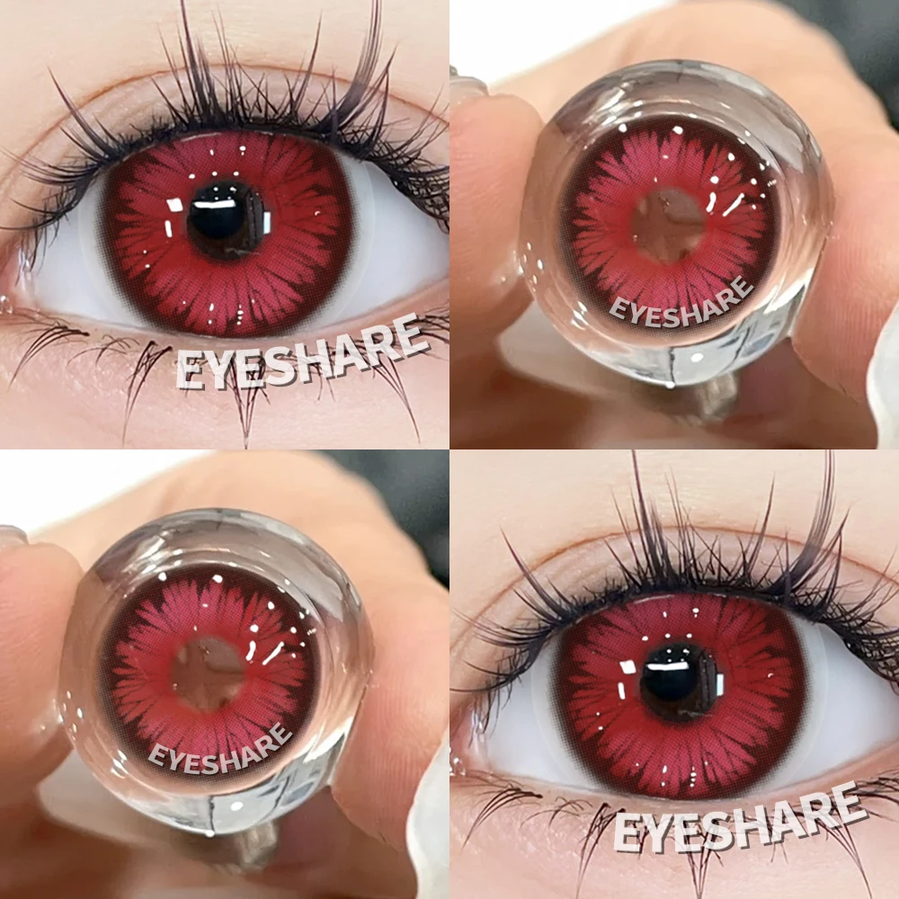 EYESHARE MADRID Serie Farbige Kontaktlinsen für Augen Lila Linsen Verrückte Halloween Anime Zubehör Schönheit Schüler Niedliche Linse