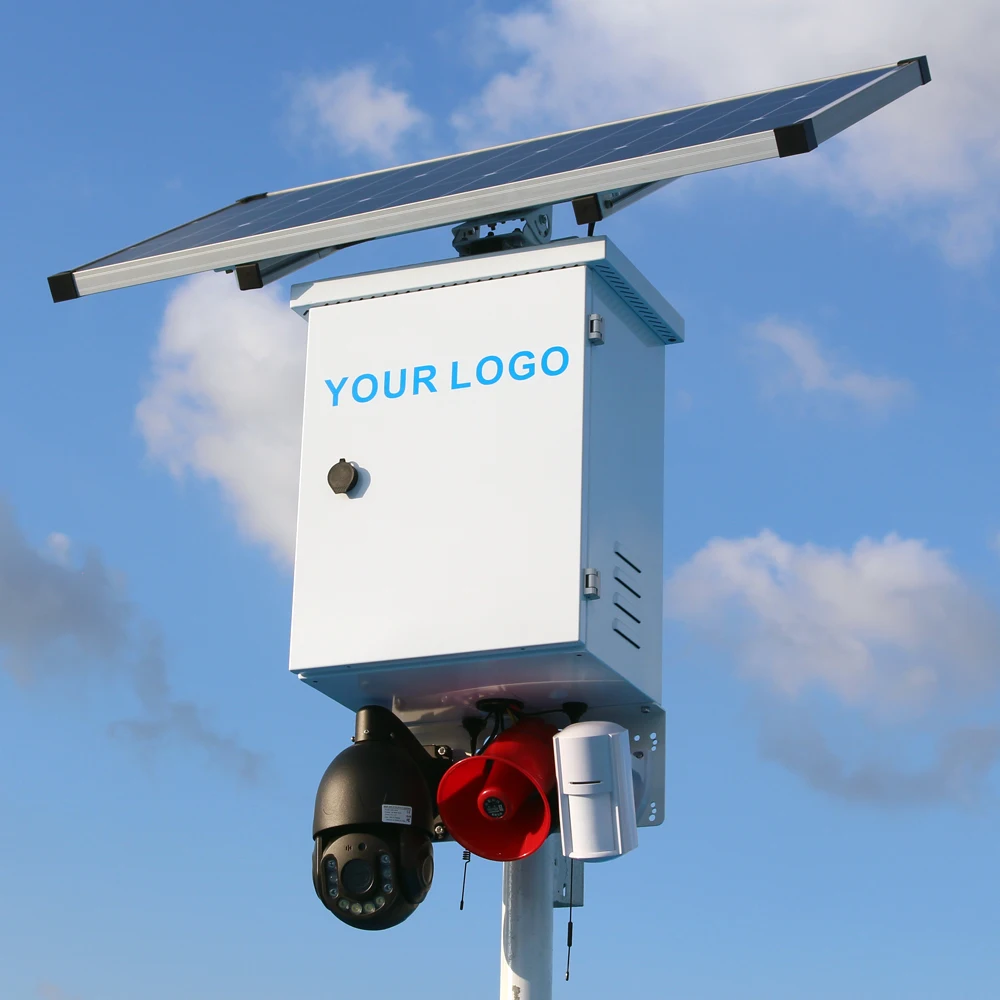 SZGOING 8MP 4K 200W PIR إنذار كاميرا لاسلكية تعمل بالطاقة الشمسية نظام مراقبة مع اتصال WiFi #1