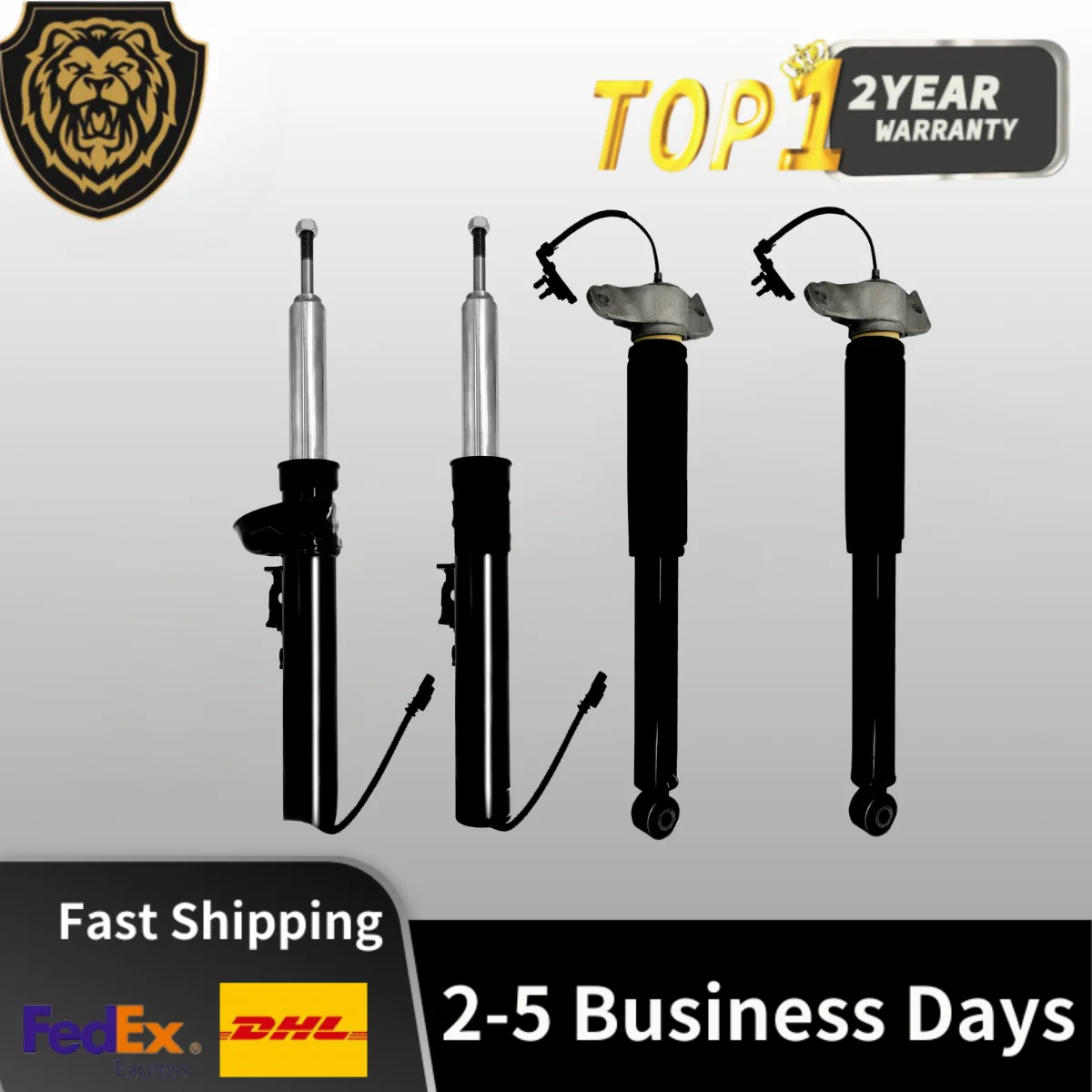 

Full Set Front & Rear Left And Right Shock Absorbers For Cadillac XTS 3.6L V6 w/ Electric 2013-2019 23220530 580409 580410