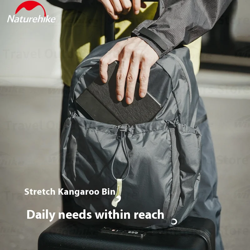 

Naturehike 20L Outdoor Folding Backpack Camping Portable Hiking Daypack 70D Nylon Waterproof Softback Travel Shoulder Bag