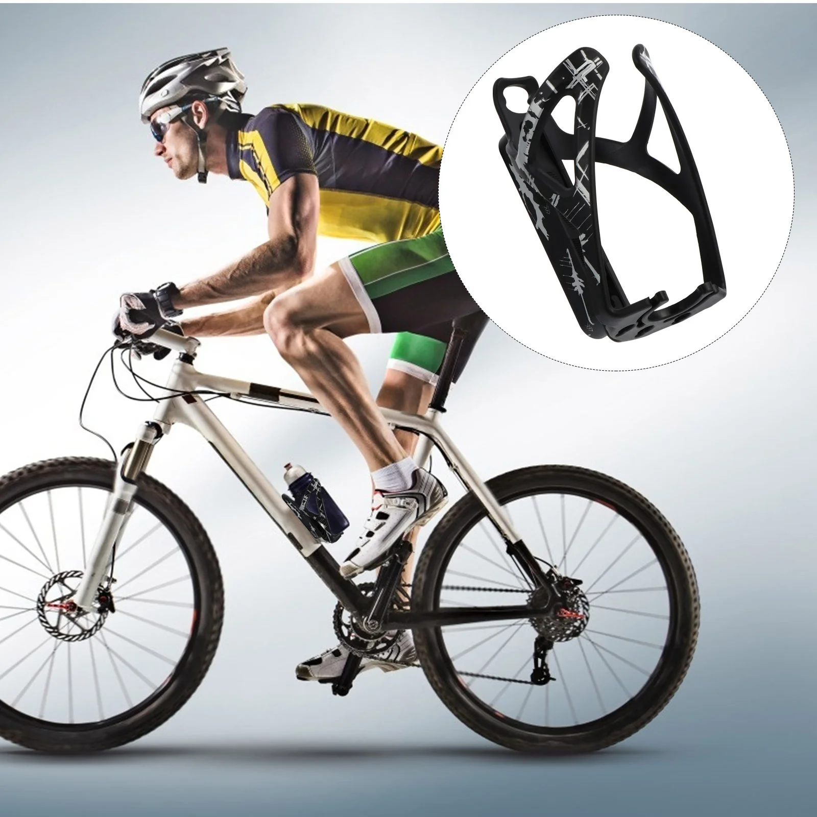 

Colorful Bike Bottle Cage Holder Strong Plastic Mount Rack for Water Bottle Storage Cycling Gear Bike Supplies