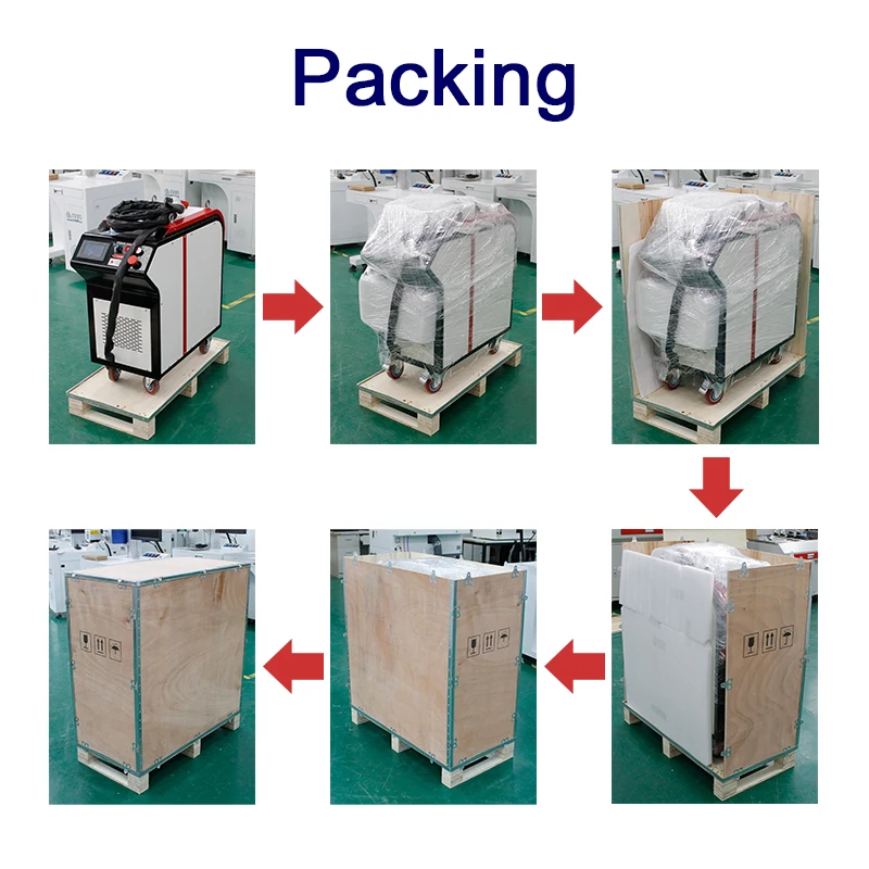Heißer Export Produkt Oxid Schicht Form Rost Entfernung Reinigung Ausrüstung Metall Sauber Maschinen Faser Laser Reinigung Maschine