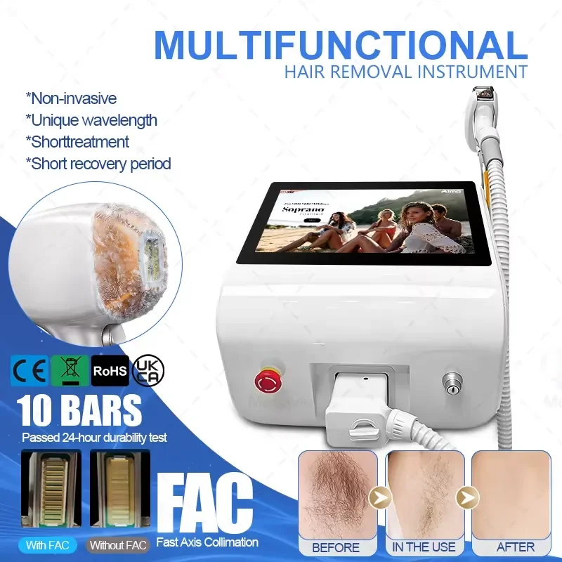 5‑Wavelength FAC Diode Ice Cooling 5000W Painless for Salon Use