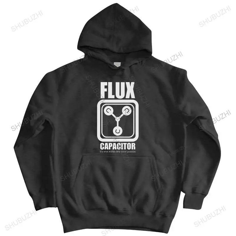 

homme cotton Brand Clothing hoodies Flux Capacitor It's What Makes Time Travel Possible unisex Outwear male Harajuku jacket coat