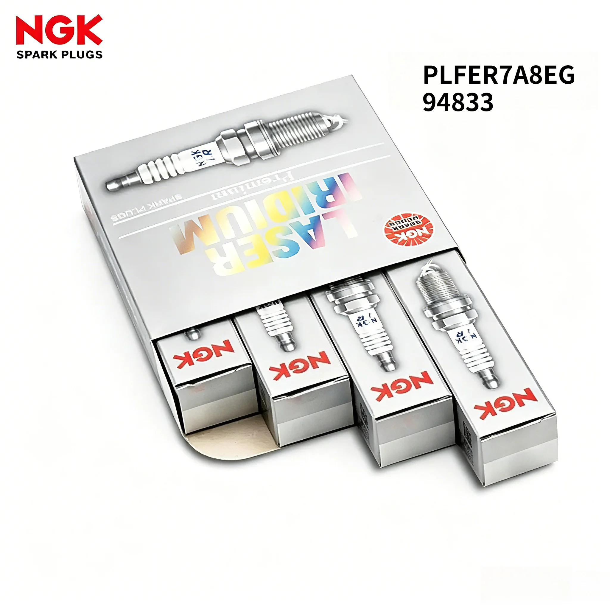 NGK PLFER7A8EG 94833 Laser Double Platinum Spark Plug 1PC For Audi A4L Volkswagen Lamando New Passat EA888 Gen3 Engine